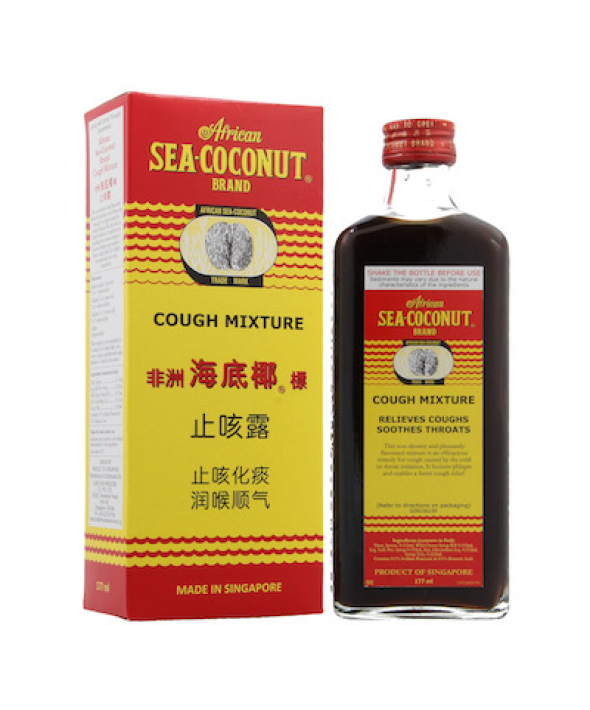 African Sea-Coconut Brand Cough Mixture 海底椰止咳露 - 177ml