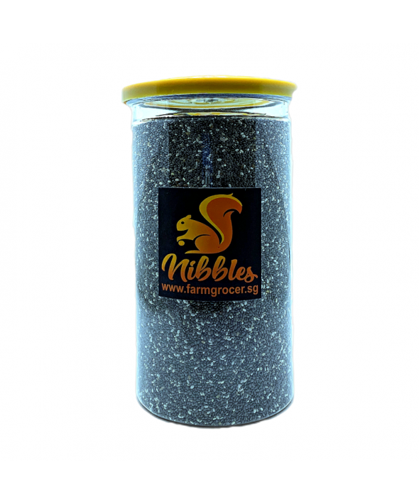 Nibbles Premium Organic Chia Seeds 500g