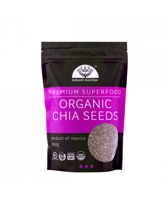 Nature’s Nutrition Organic Chia Seed 500g