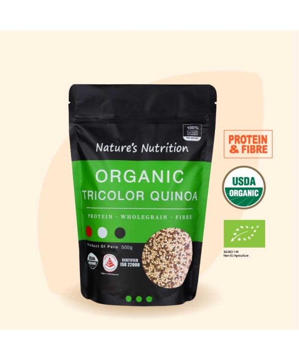 Nature’s Nutrition Organic Tricolor Quinoa 500g